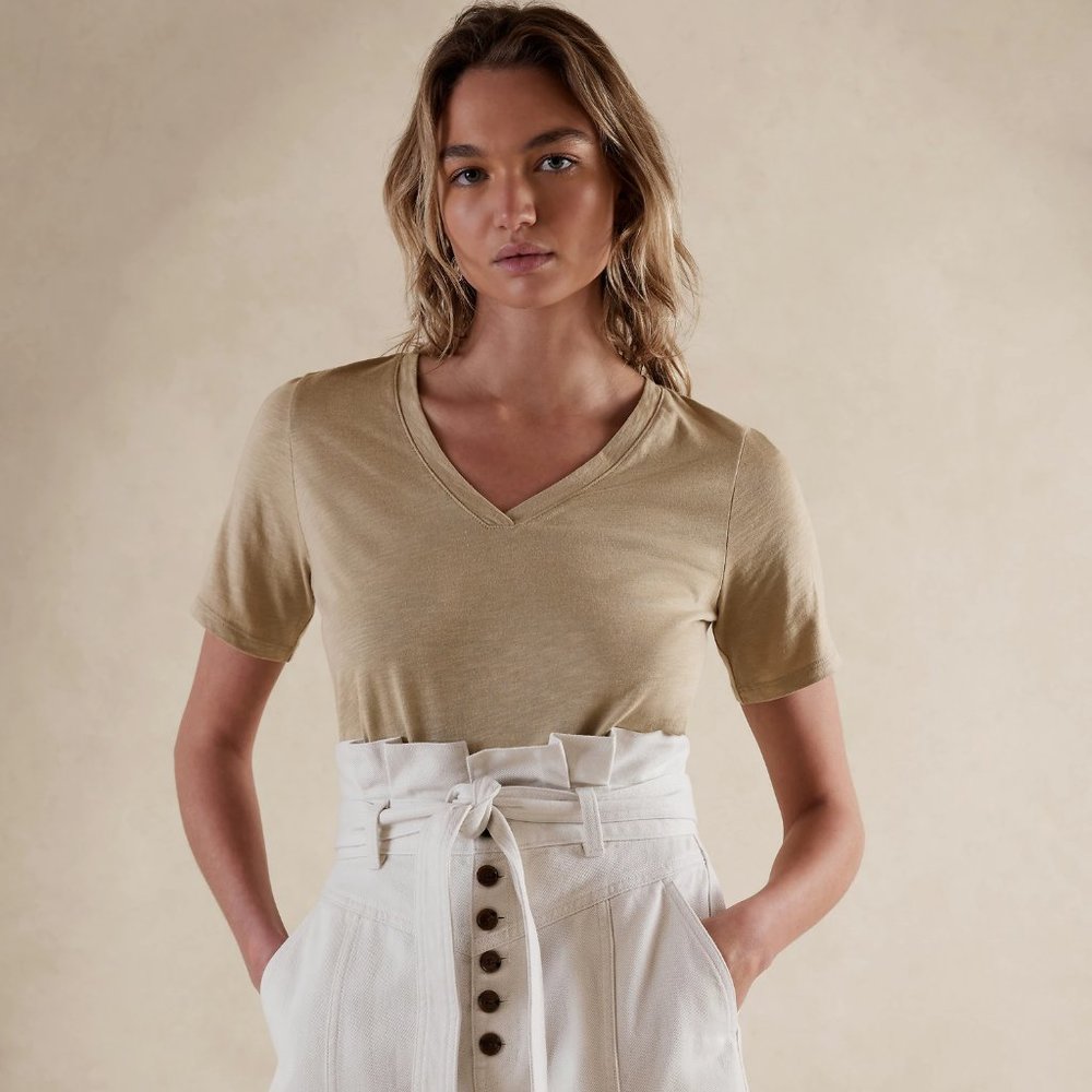 NWT Banana Republic Malibu Slub T-shirts 4 Colors for $50 Sz M